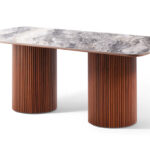 AKAL mesa de madera de nogal