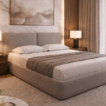 DREAM ( cama tapizada de estética depurada )