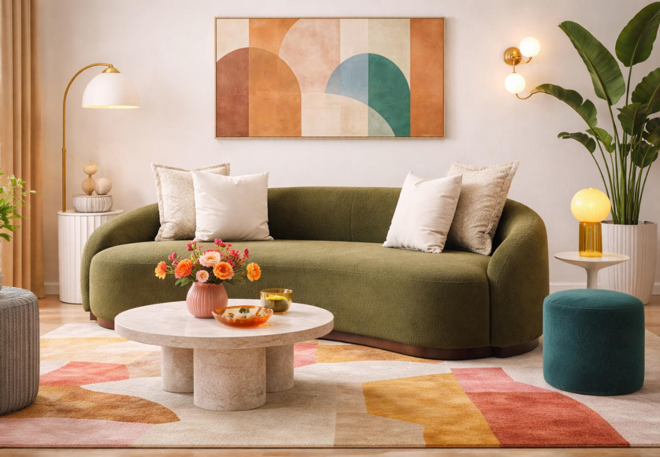 HEAVEN HEAVEN ( Sofá de diseño orgánico con curvas envolventes ) - Imagen 1