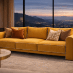 NOBLE ( canapé  de diseño atemporal con líneas rectas y confort premium )